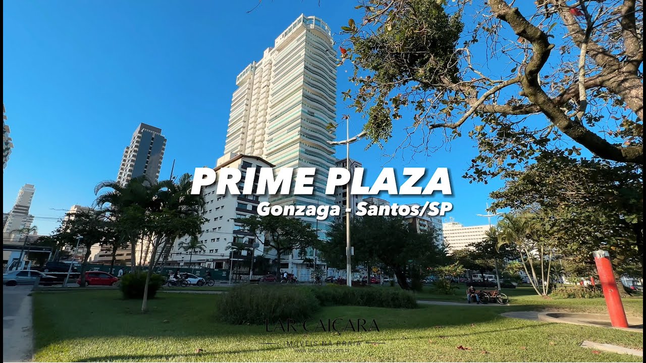 PRIME PLAZA - Alto Padrão de 360m2 no Gonzaga - Santos/SP - Vista Mar