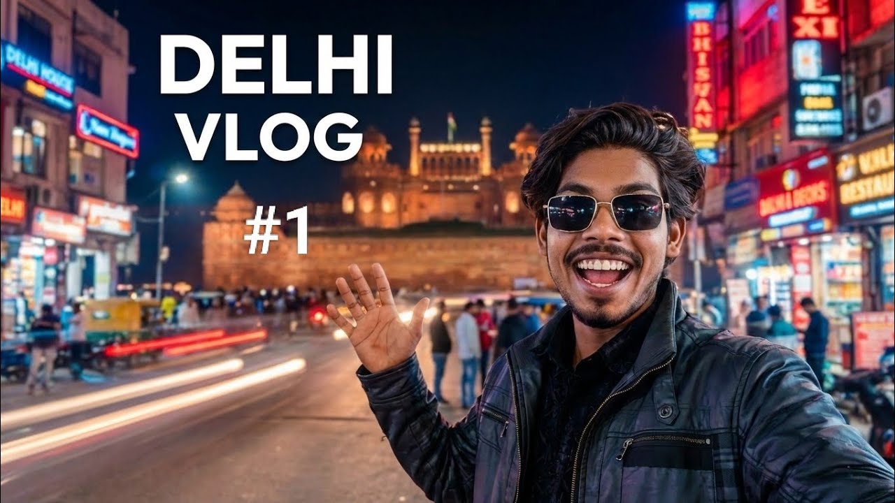 DELHI TRAVEL VLOG 🇮🇳 | Street Food, Chaos & Culture | Travel India 