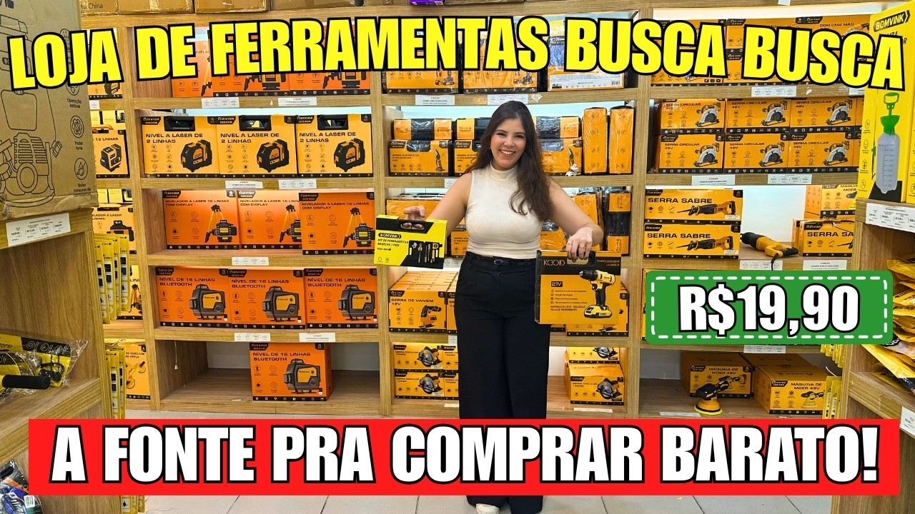A MAIOR LOJA DE FERRAMENTAS DO BUSCA BUSCA COM OS MELHORES PRE&Ccedil;OS - MOSTREI TODAS AS NOVIDADES!