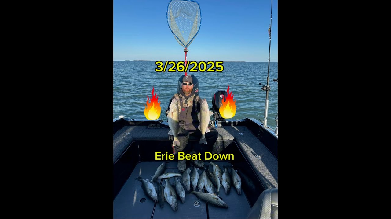 Lake Erie Walleye Beat Down!!!! 3/26/2025