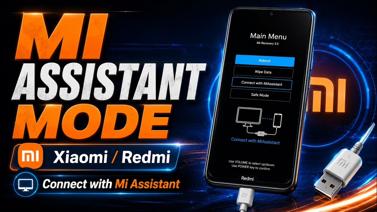 Xiaomi Mi Assistant Mode | Redmi Assistant Mode | Connect with Mi Assistant Guide
