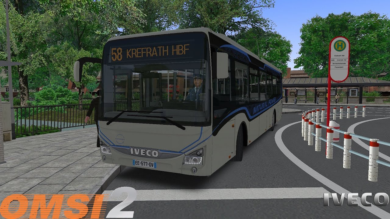 Omsi 2 - Krefrath V3.2 - Line 58 - Iveco Crossway LE 12 CNG