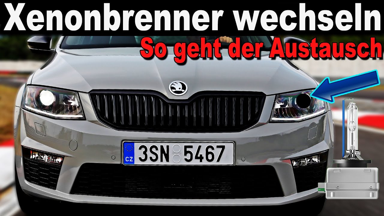 💡 Xenonbrenner wechseln | So geht der Austausch | Ausbau Einbau Anleitung Tutorial Skoda Octavia