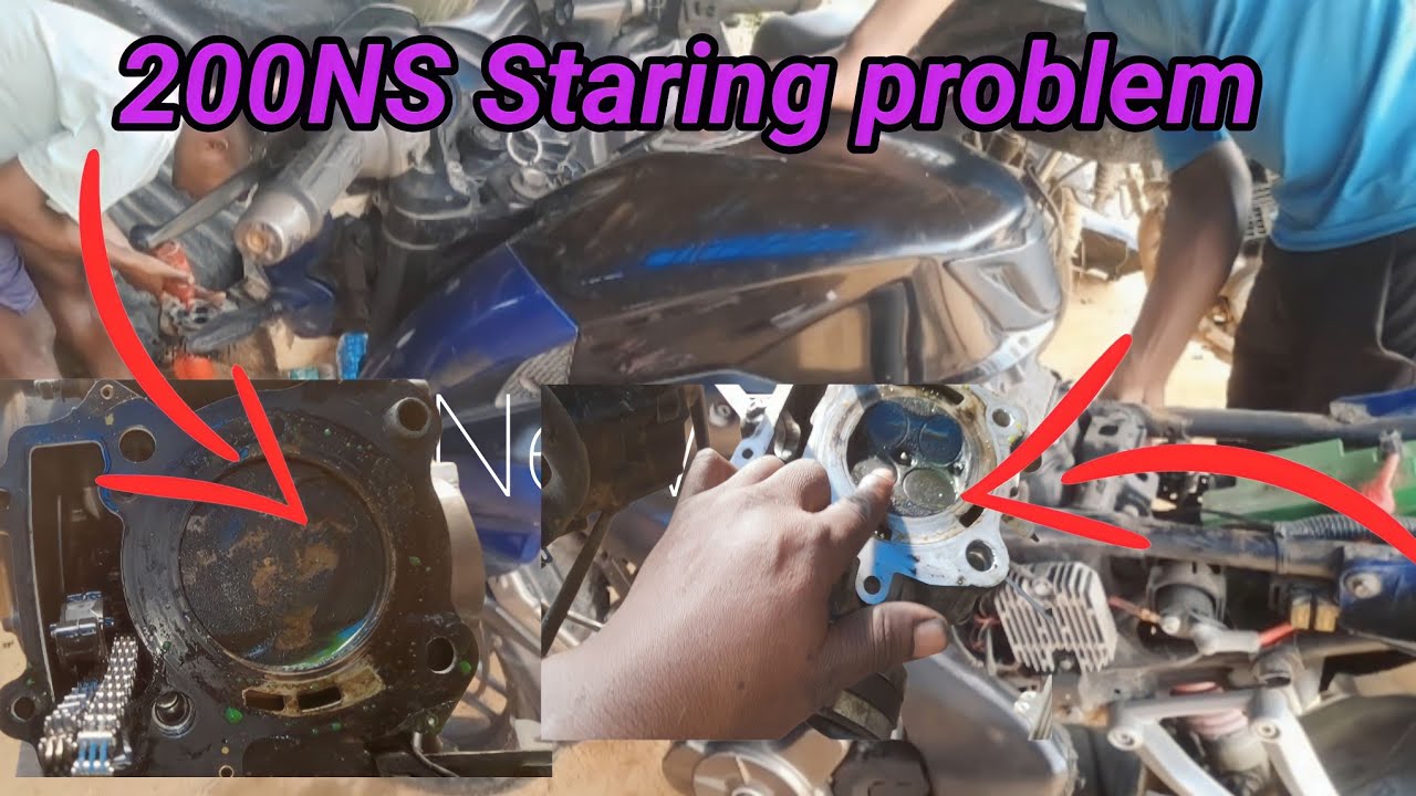 Bajaj Pulsar NS 200 half engine fitting/Bajaj Pulsar NS 200 starting problem