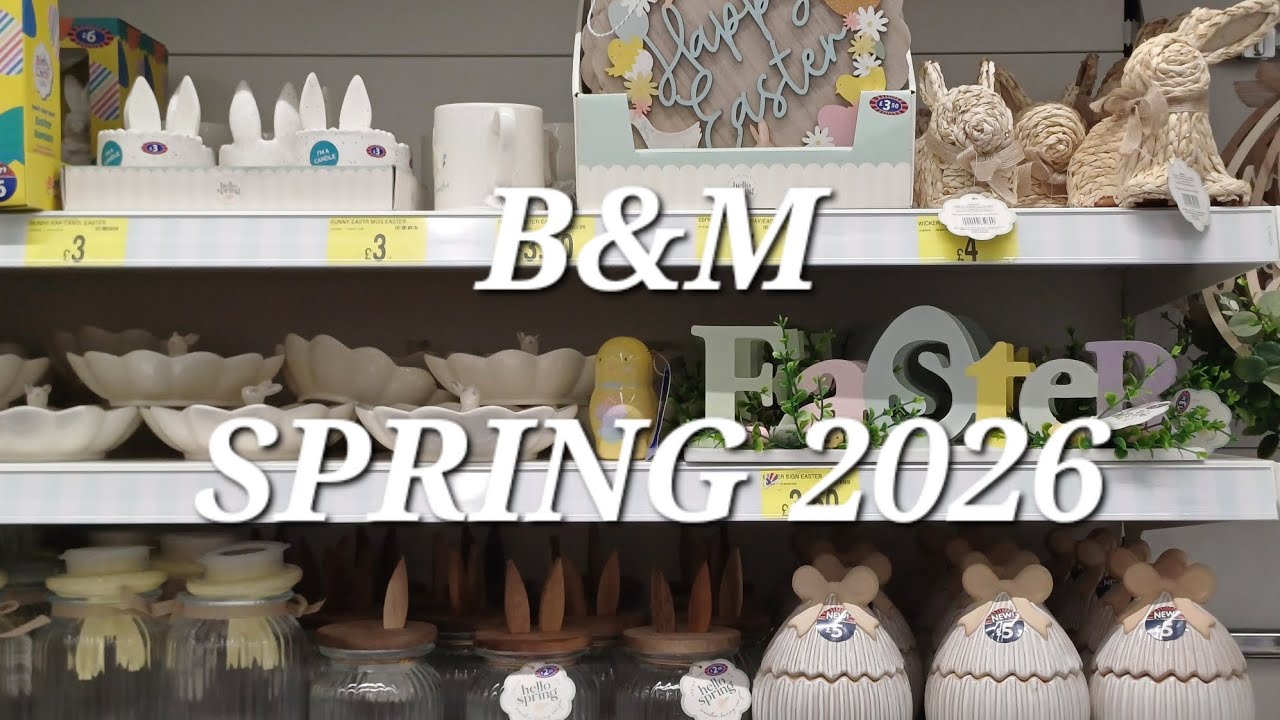 Come shop with me in B&M spring 2026