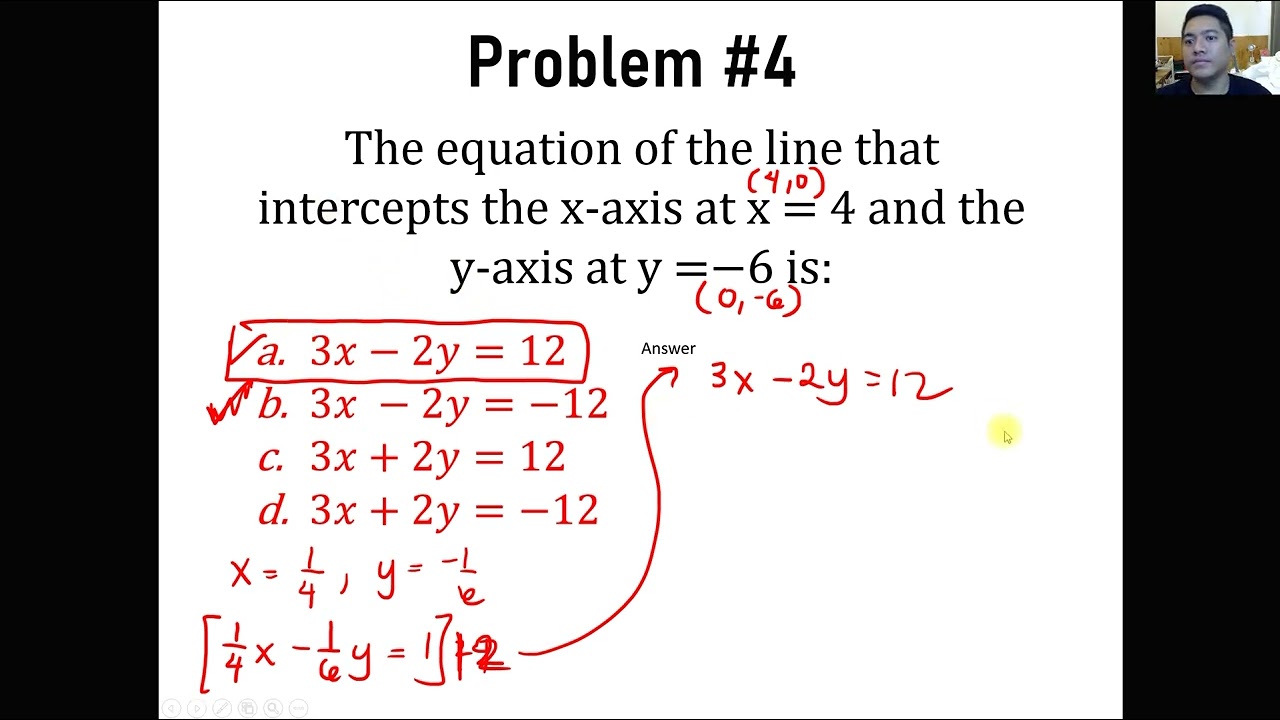 Calculator Techniques - Equations of Lines (Analytic Geometry) | Engr. Yu Jei Abat