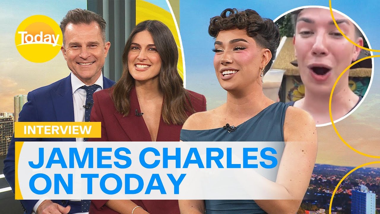 US beauty influencer James Charles chats with Today | Today Show Australia