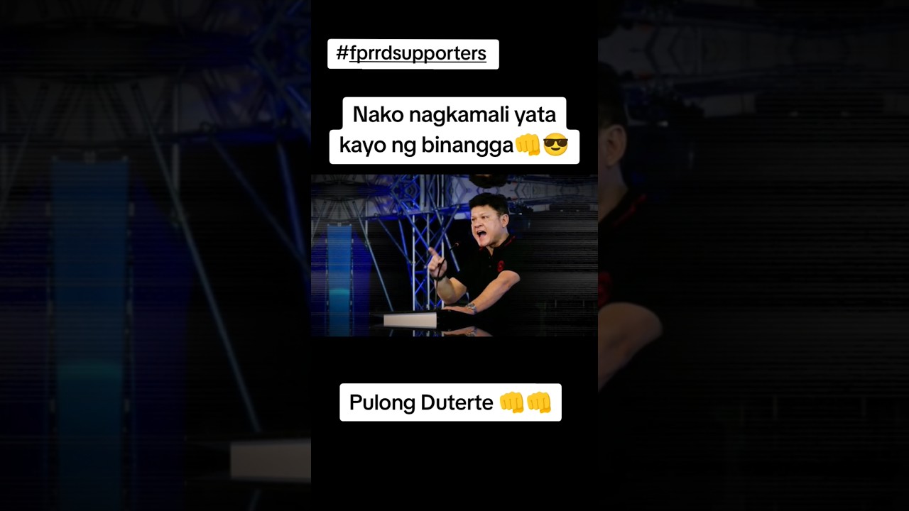 Pulong Duterte speech #fprrd #shortvideo #highlights
