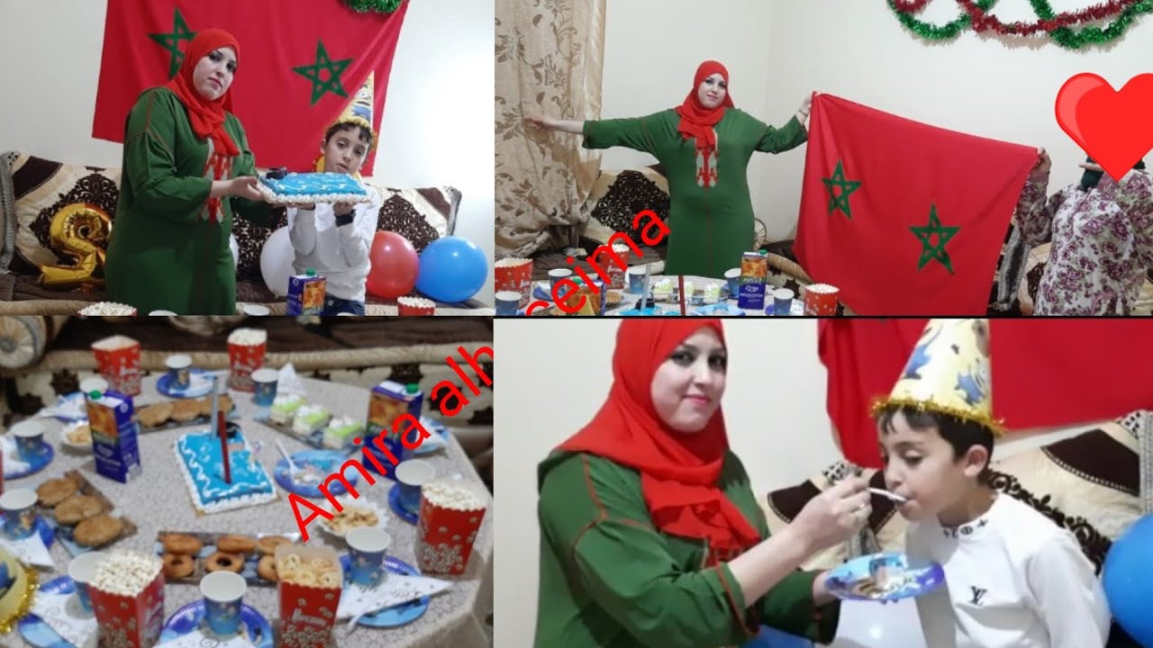 فرحت ولدي ولا كن فرحتو  مكملاتش  بغا يكون  معاهم ❤❤❤❤