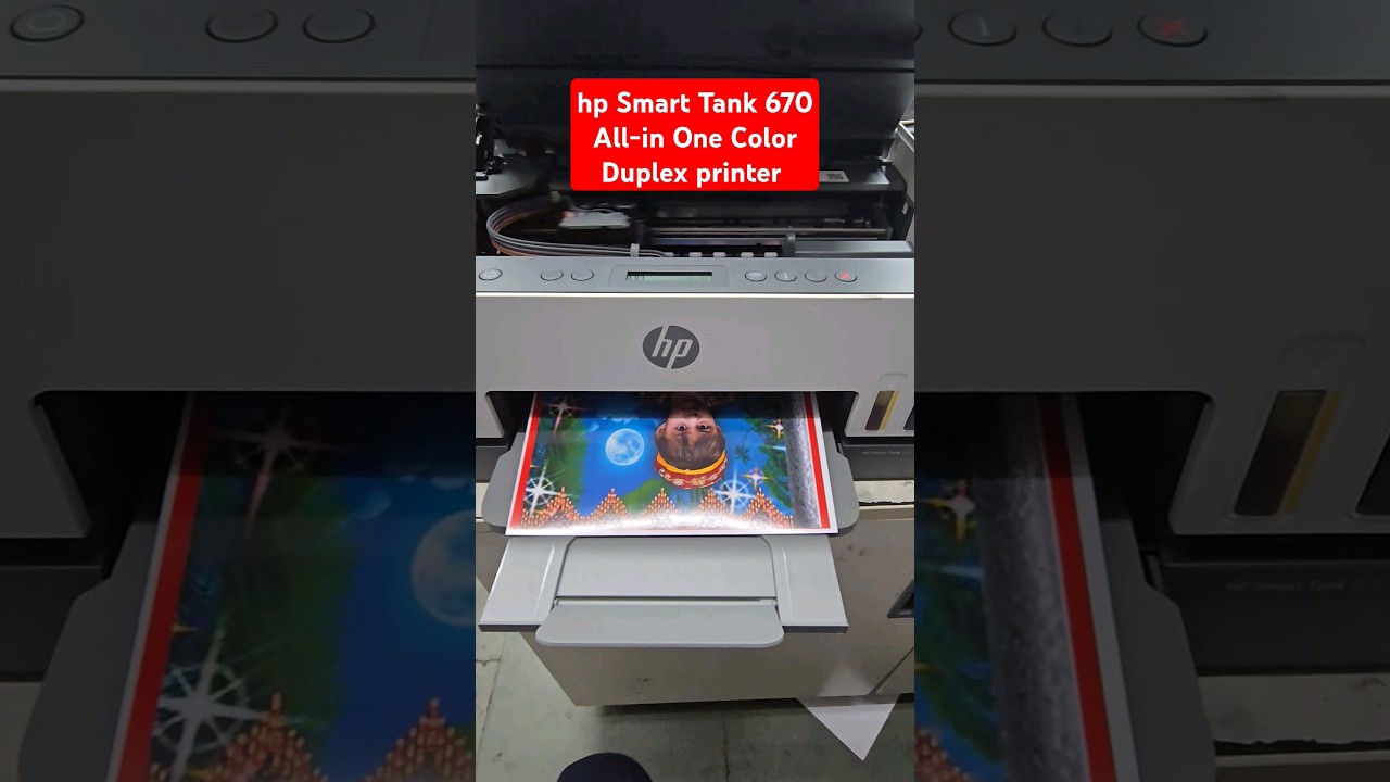 hp Smart Tank 670 printer #Mobile WiFi print #All-in One Color #Duplex printer