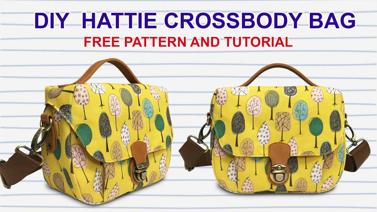DIY Hattie Crossbody Bag - Tutorial Cara Membuat Tas Selempang Handmade - Bag Making with Miko Craft