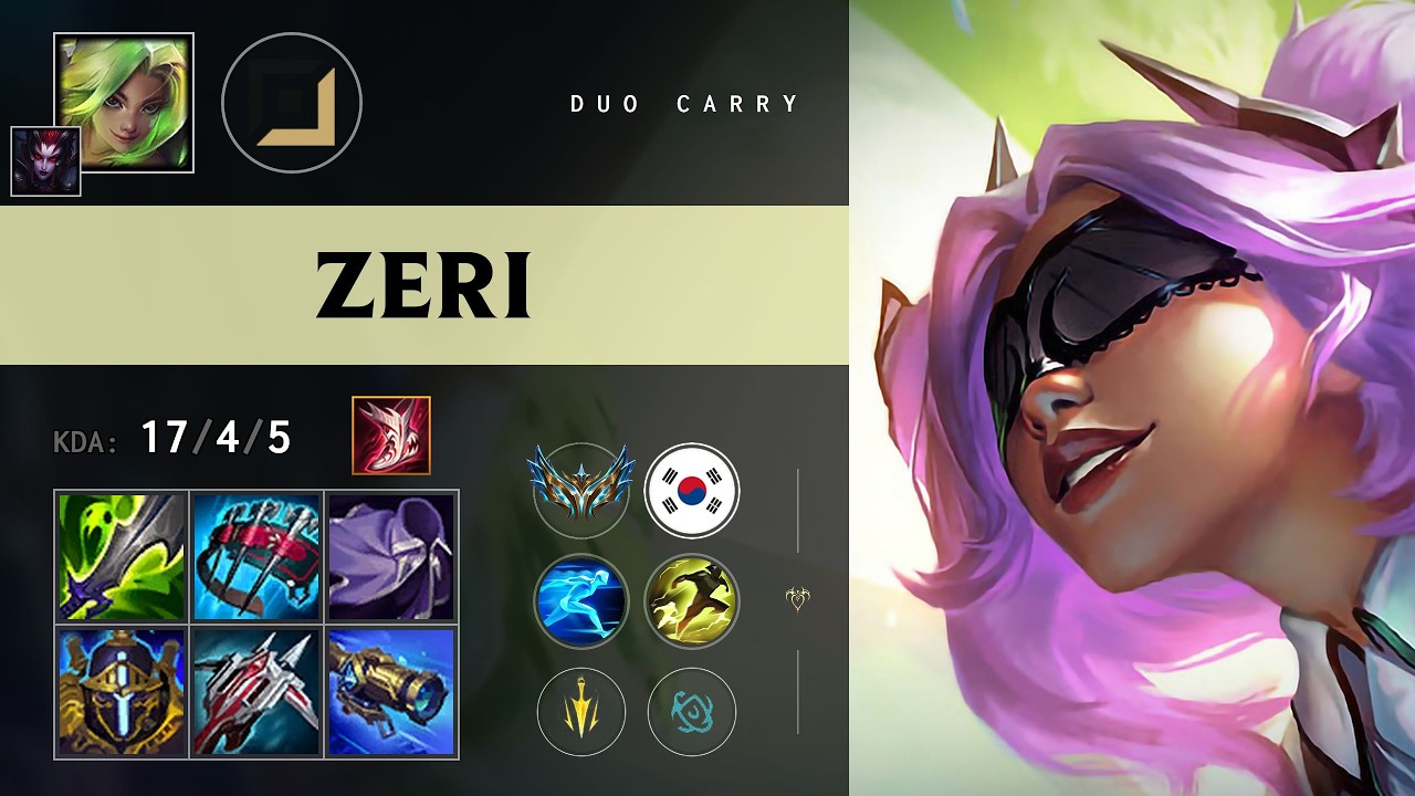 Zeri ADC vs Vel'Koz - KR Challenger Patch 26.14