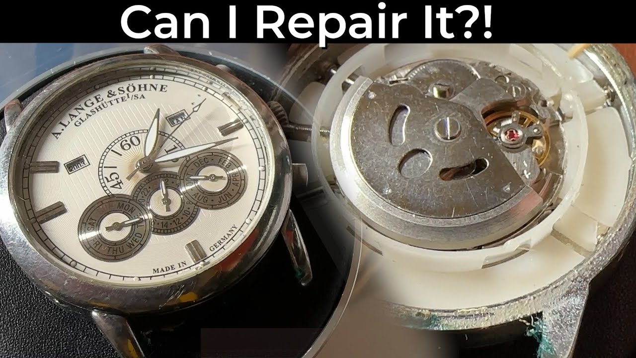 Fake A. Lange & Sohne Glashutte Automatic Repair ASMR | Part 1
