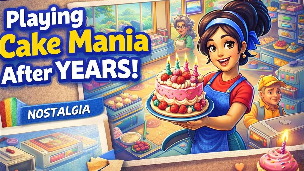 Playing Cake Mania Again After Years… Pure Nostalgia 🍰