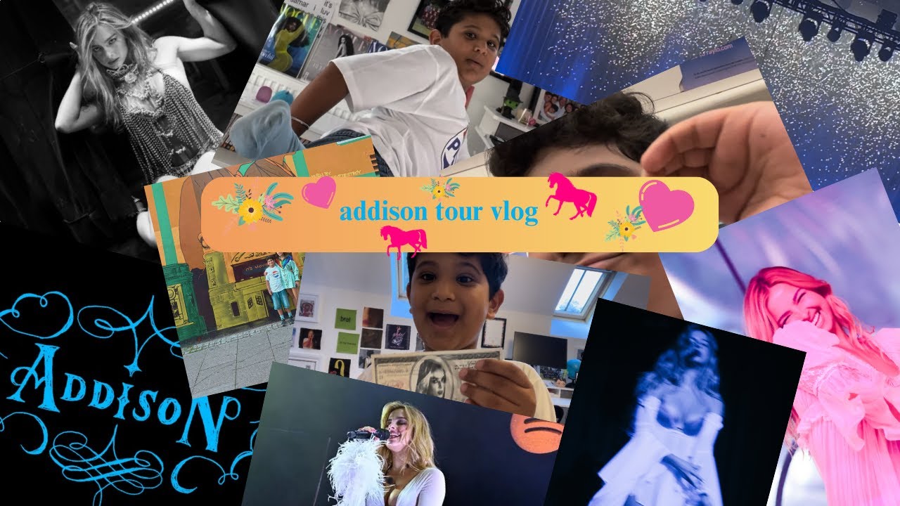 Addison Rae Concert Vlog!