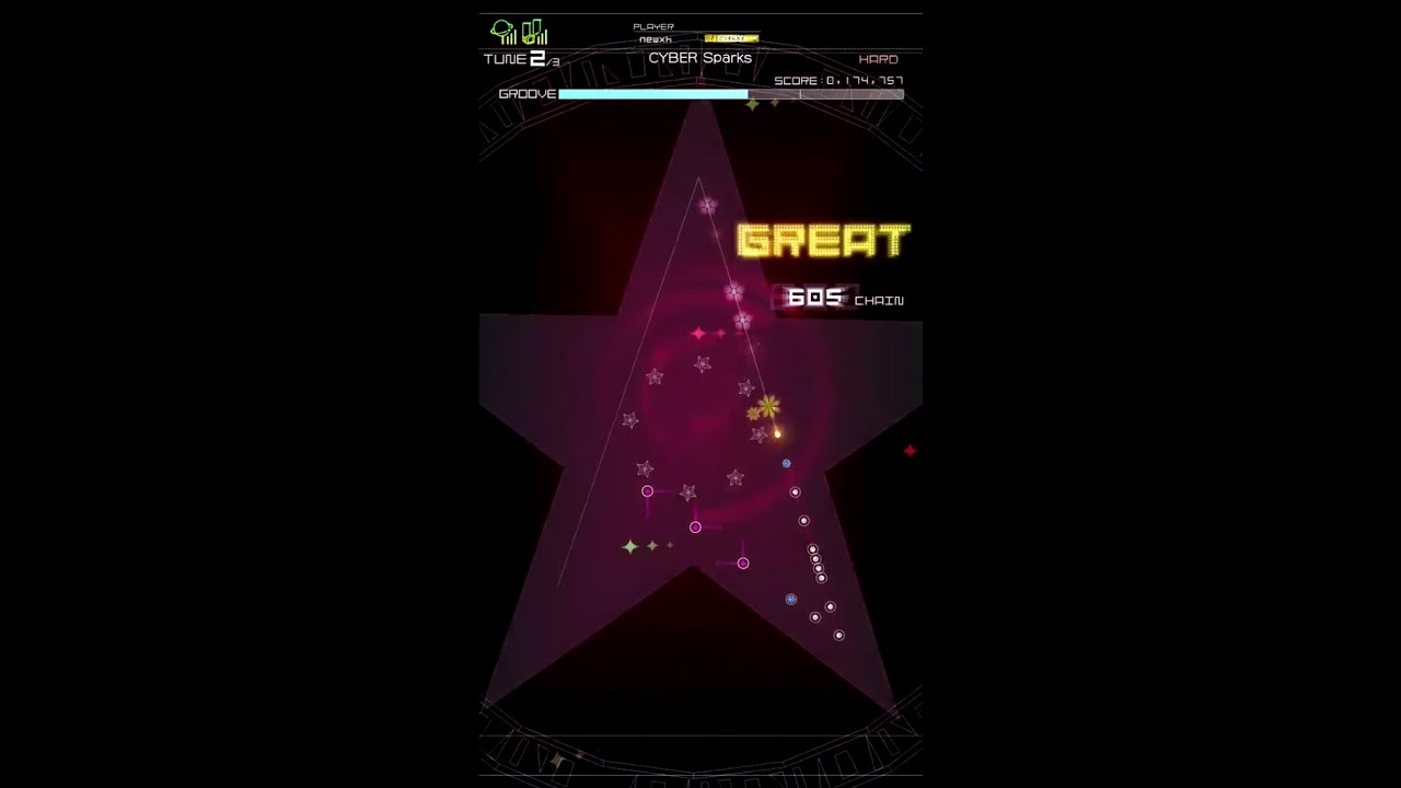 CYBER Sparks [HARD] FULL CHAIN 【GROOVE COASTER 2】