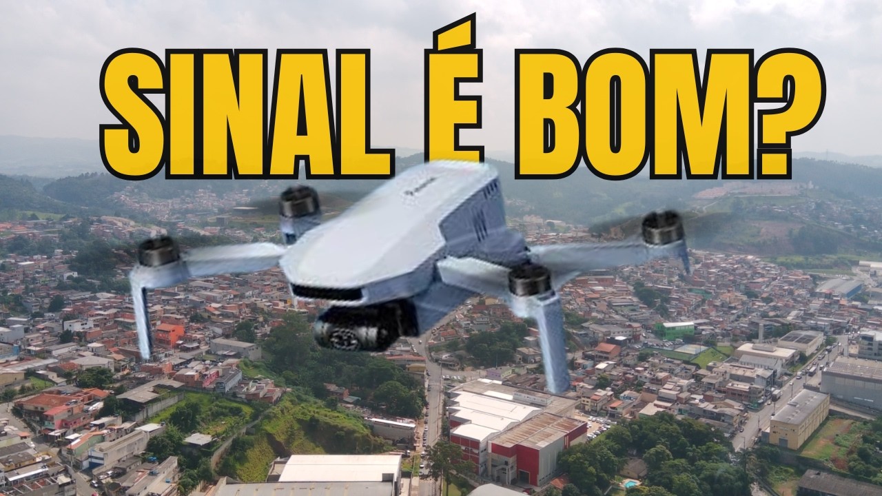 POTENSIC ATOM Gimbal 3 Eixos | Teste de Alcance em Cajamar