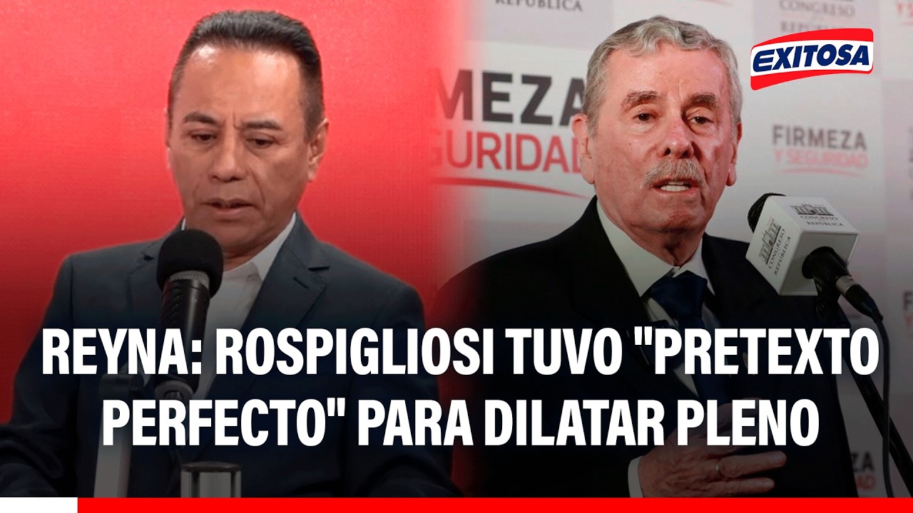 🔴🔵 Rospigliosi reportó firmas inválidas en pedido para pleno extraordinario: 