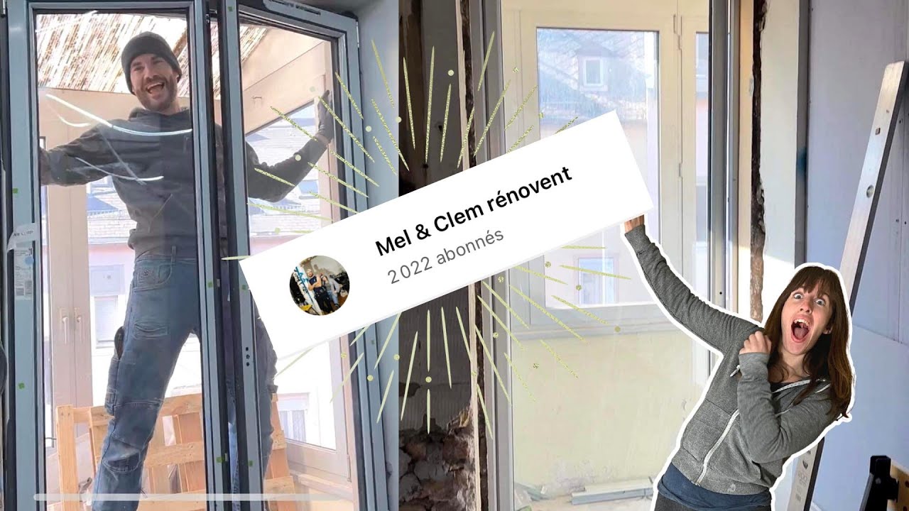 POSE DE FEN&Ecirc;TRE ET PORTE-FEN&Ecirc;TRE EN FEUILLURE (et autres avanc&eacute;es sur le chantier) - EP 15