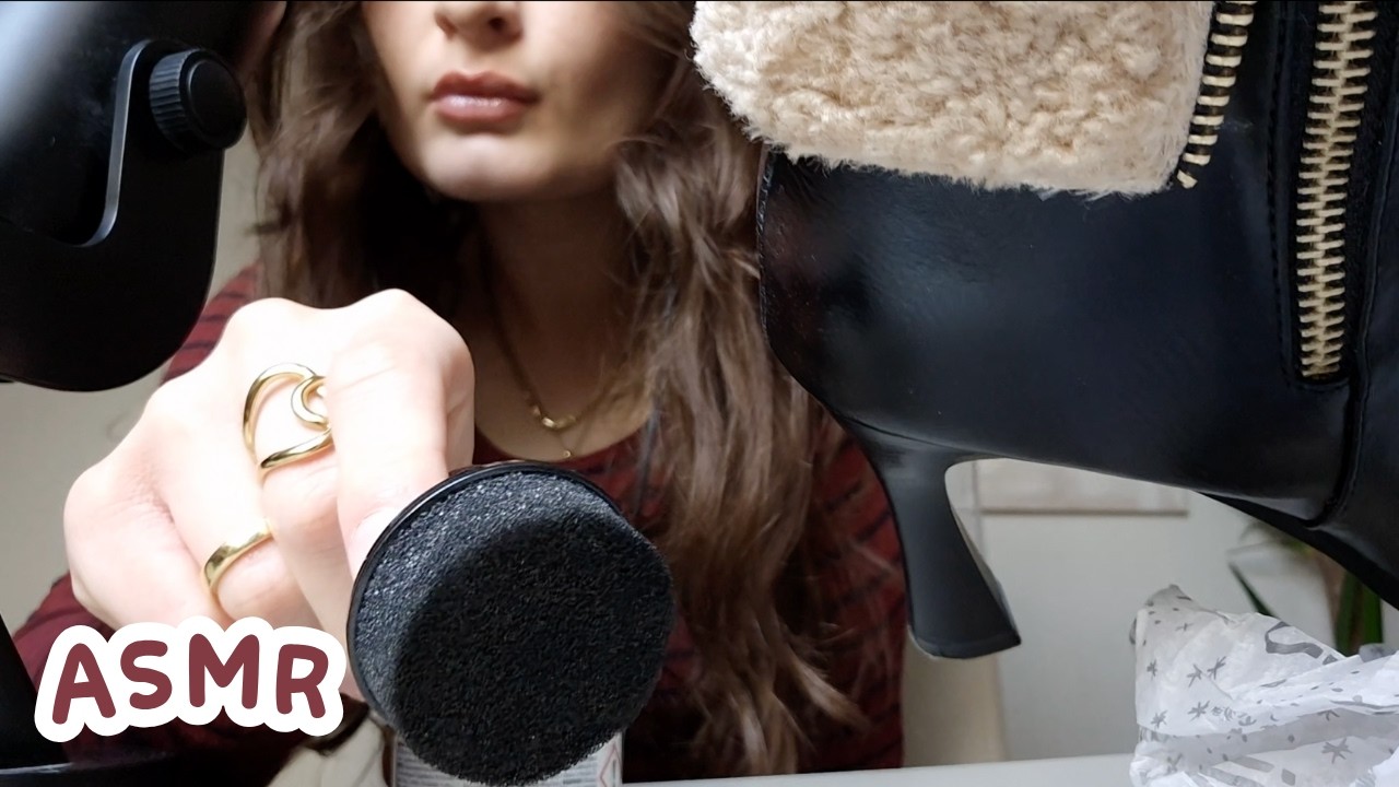 ASMR fixing my shoe except YOU are the SHOE 😮