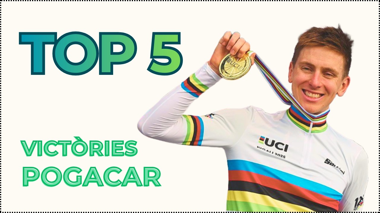 Les 5 millors victòries de Tadej Pogacar