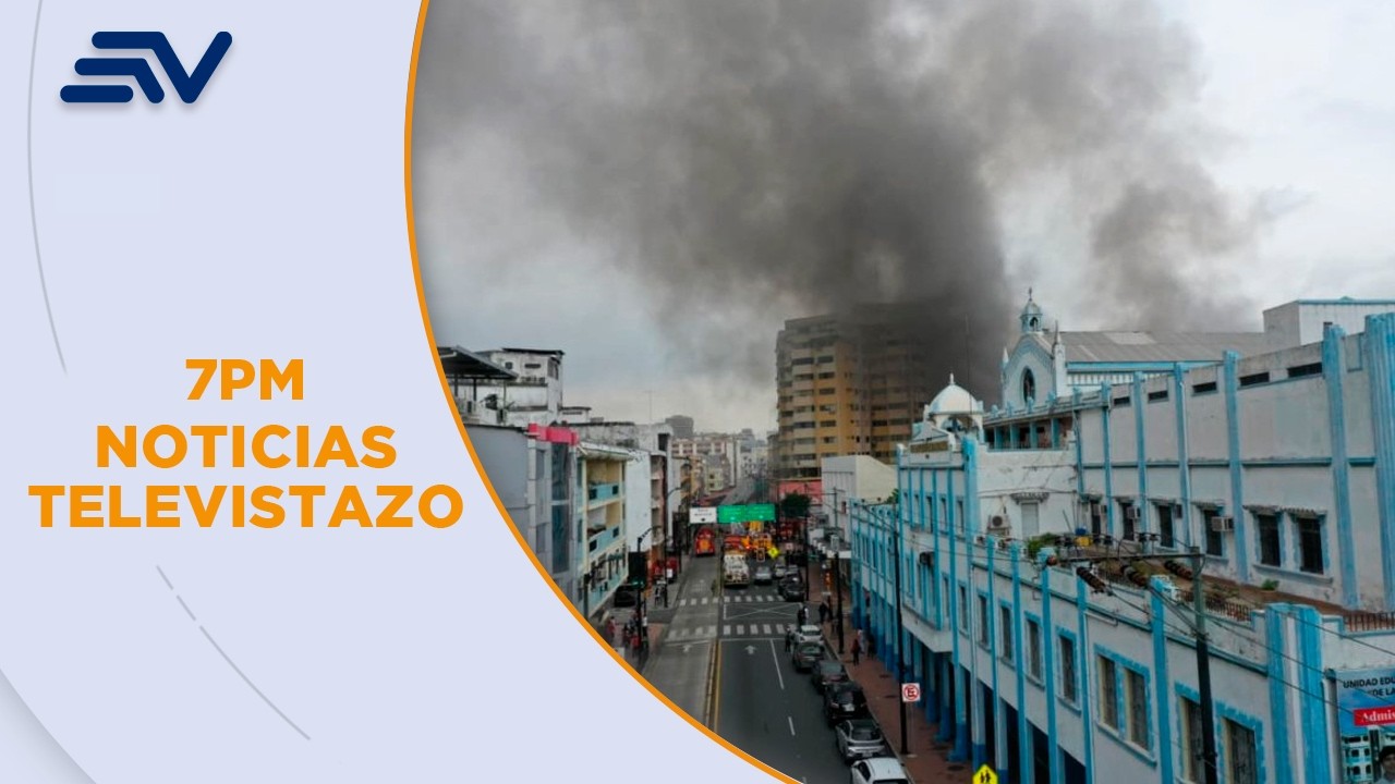 Voraz incendio en la Bahía de Guayaquil de alarma 3 | Televistazo | Ecuavisa