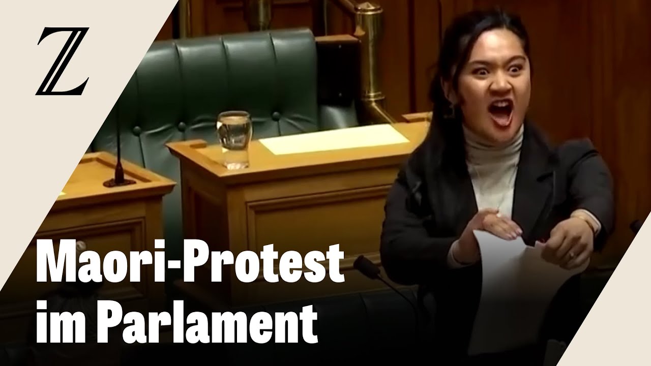 Abgeordnete protestieren mit Haka-Tanz im neuseeländischen Parlament
