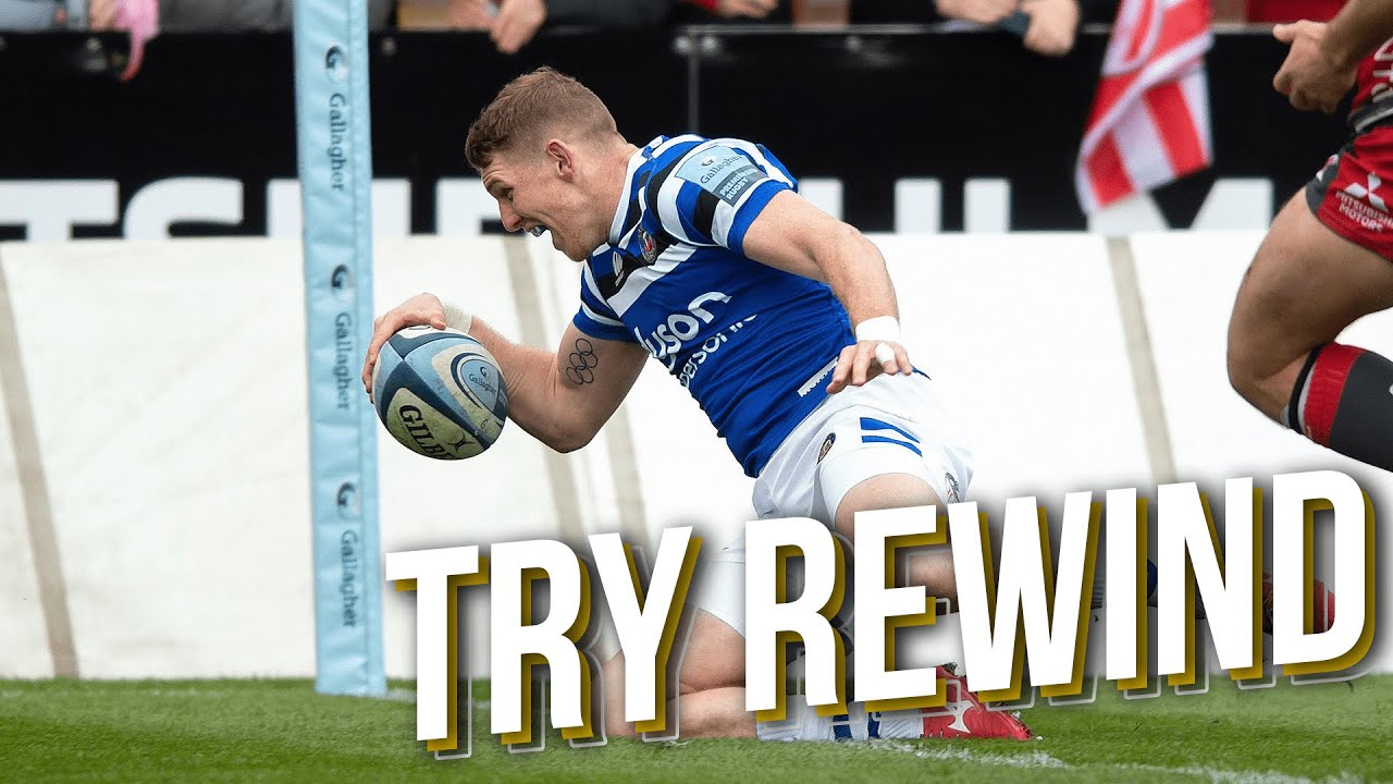 Try Rewind: Ruaridh McConnochie collects a crossfield kick to score v Gloucester!