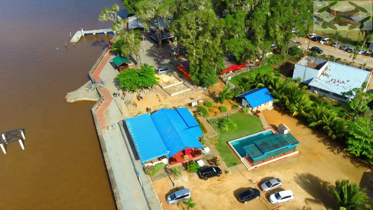 Riverside view @ Domburg, Suriname (Hubsan Zino drone)