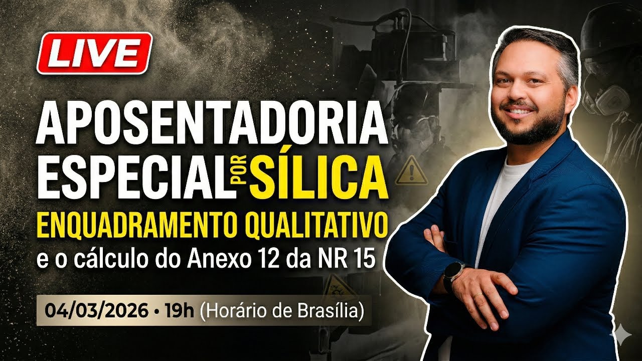 Aposentadoria Especial por Sílica: enquadramento qualitativo e o cálculo do Anexo 12 da NR 15 📱