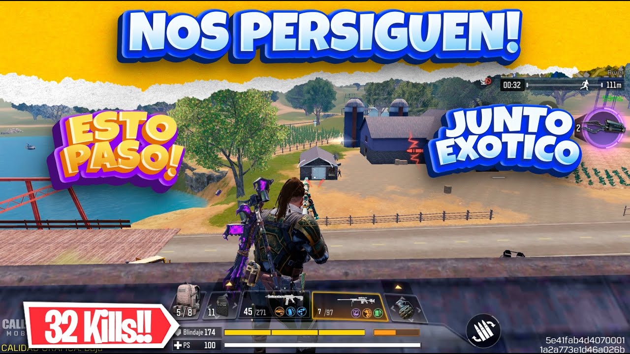 NOS PERSIGUEN Y HACEMOS MEGA PARTIDAZA JUNTO A EXOTICO EN BATTLE ROYALE EN BLACKOUT EN COD MOBILE
