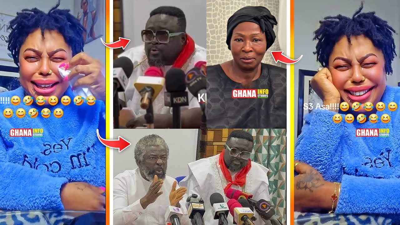 Afia Schwar Mocks & Cry after watching Teamlegalwives Conference; Tag Akosua Serwaa