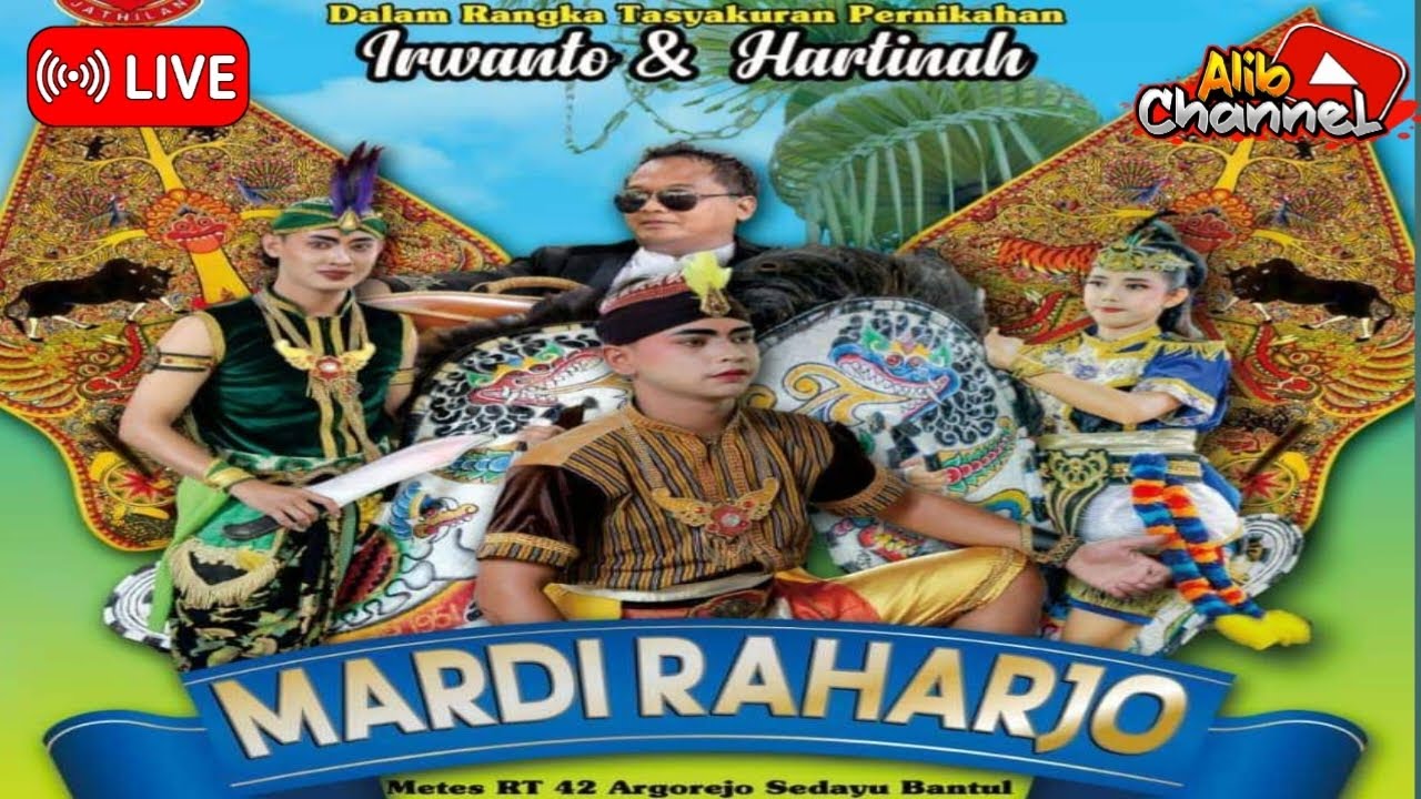 🛑#Live Mardi Raharjo Lokasi Karang asem Rt10 Muntuk Dlingo Bantul YK