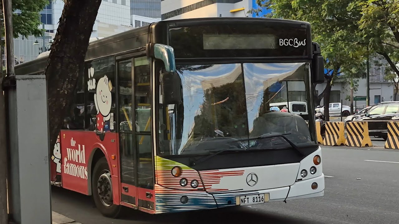 4K | 60 FPS | BGC BUS EAST ROUTE | EDSA AYALA TO MARKET MARKET BGC | MERCEDES BENZ MCV C120LE