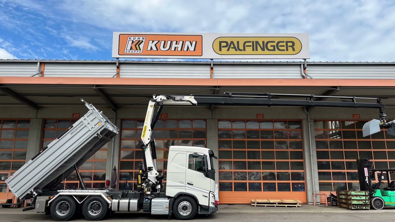 Palfinger PK-26002EH auf Volvo FH500 mit Kipper
