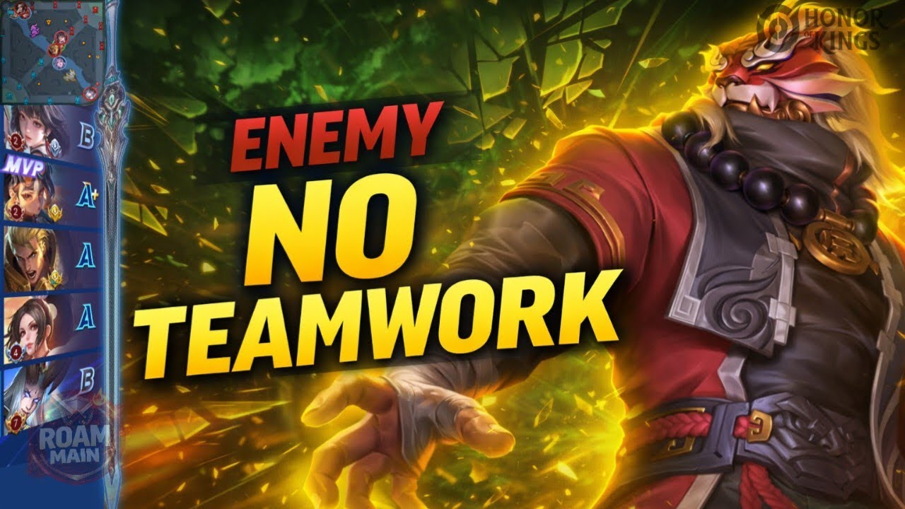 HOK • Lianpo Roam — Enemy Team Falls Apart