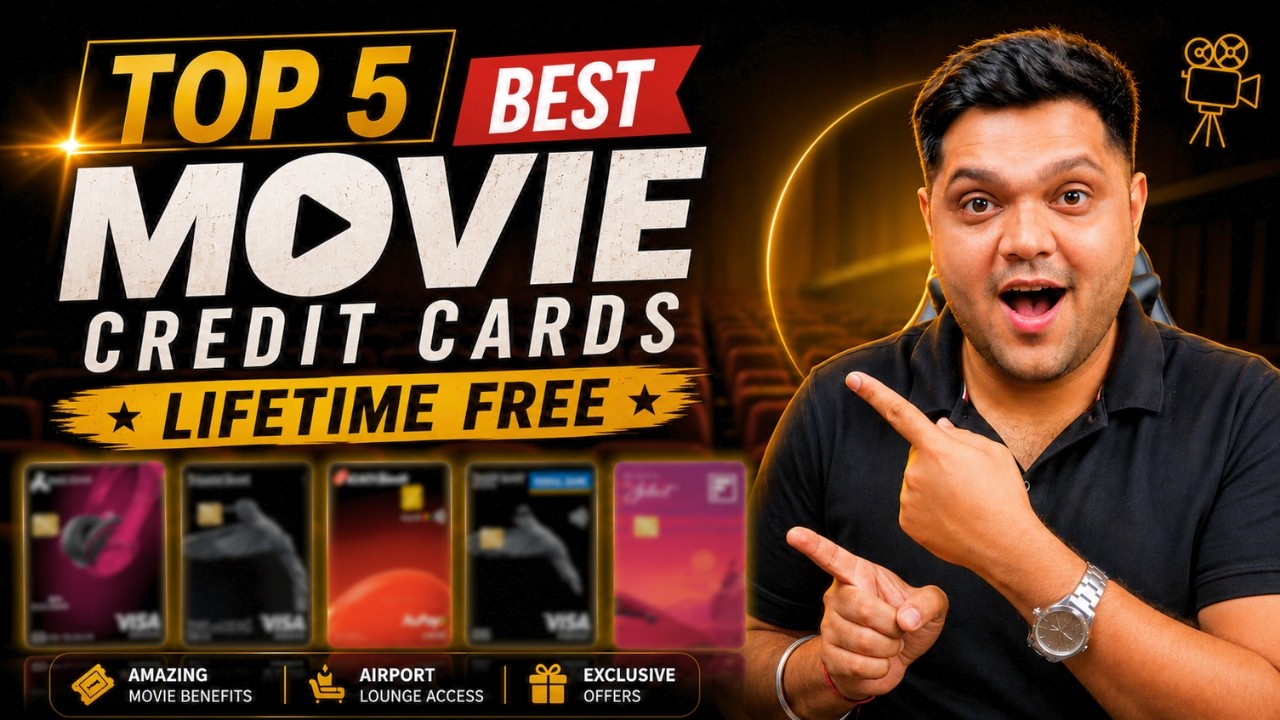 Top 5 Best Lifetime Free Movie Credit Cards in India 2026 🔥| Best Credit Cards For Movies