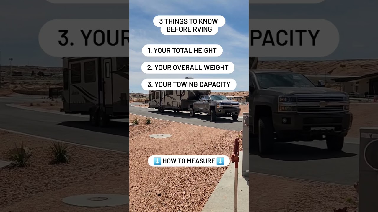 3 Things to Know Before RVing