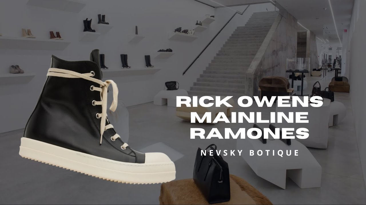 Rick Owens Mainline Ramones High