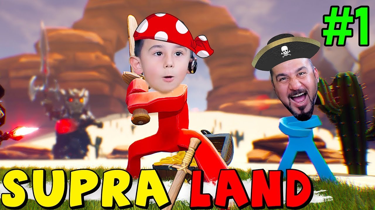 KIRMIZI VE MAVİ ÇOCUK ADAMLAR! BU OYUNA BAYILDIK! | SUPRALAND TÜRKÇE #1