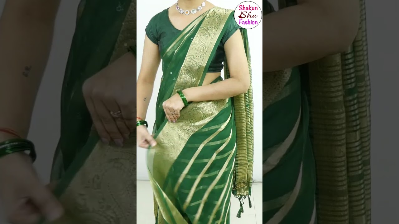 How to Drape a saree for Wedding & Functions #saree #drape #fashion