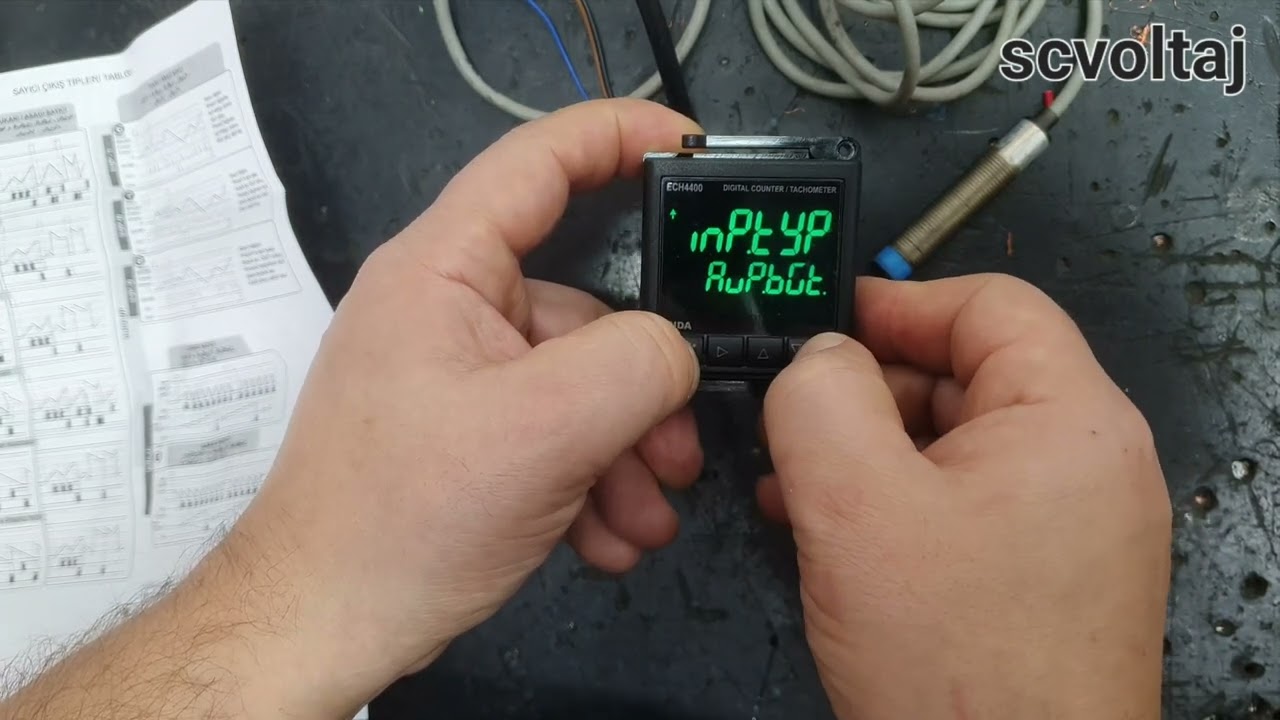 Enda ECH4400 SENSÖR ile yukarı sayici #scvoltaj #otomasyon #elektrik #howtomake