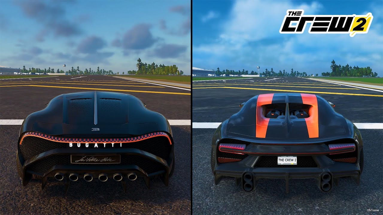 The Crew 2 | Bugatti La Voiture Noire 2019 vs. Bugatti Chiron Super Sport 300+ 2019 Comparison