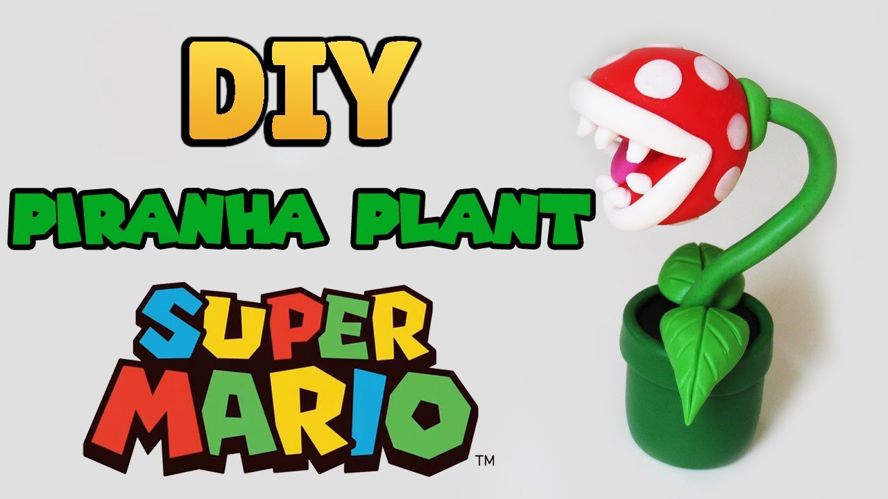 DIY: Como Fazer a PIRANHA PLANT de SUPER MARIO BROS #diygames