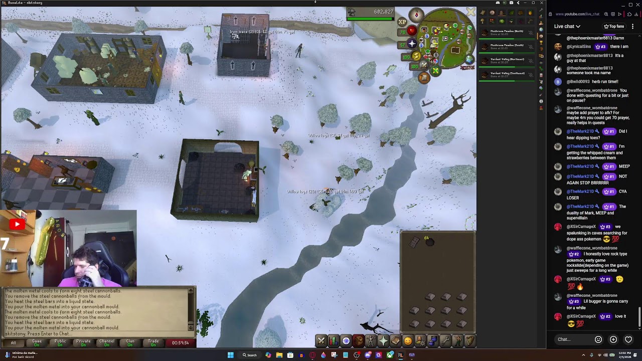 MAKING CANNON BALLS FOR SLAYER ⚔️  #osrs