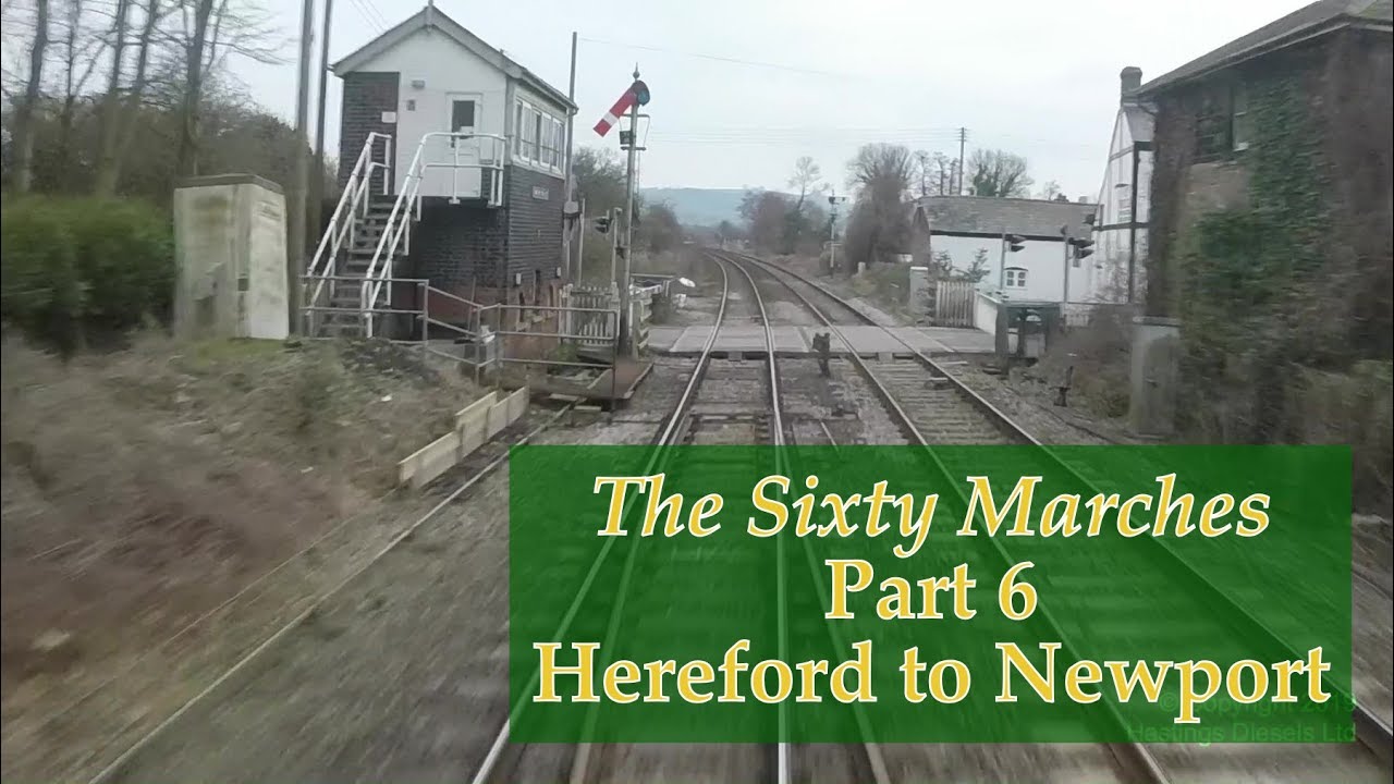 Hereford to Newport (Maindee East Jn) – Hastings DEMU cab ride – 24 March 2018