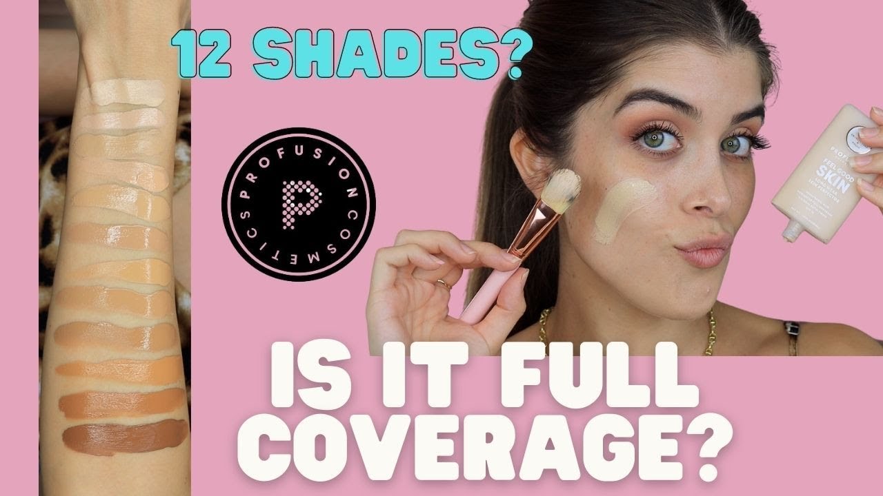 Trying out Profusion Cosmetics Skin Perfectors! 12 COLOR SHADE RANGE | Catano Glam English