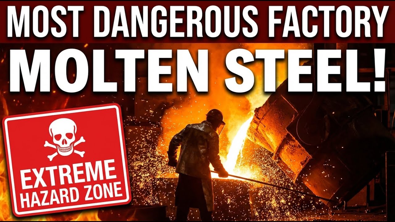 Most Dangerous Factory in the World | Molten Steel & Human Skill | Full Documentary