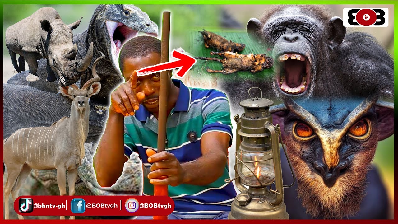 😱Rat meat changed to Fish instantly:Ghanaian hunter encounter Ghost & River goddess.