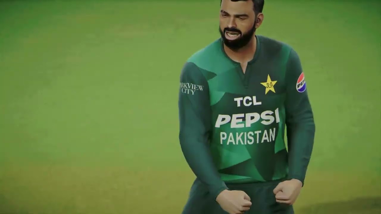 Shadab got a wicket - Bowled! #cricket2026 #bowling #wicket #indvspak